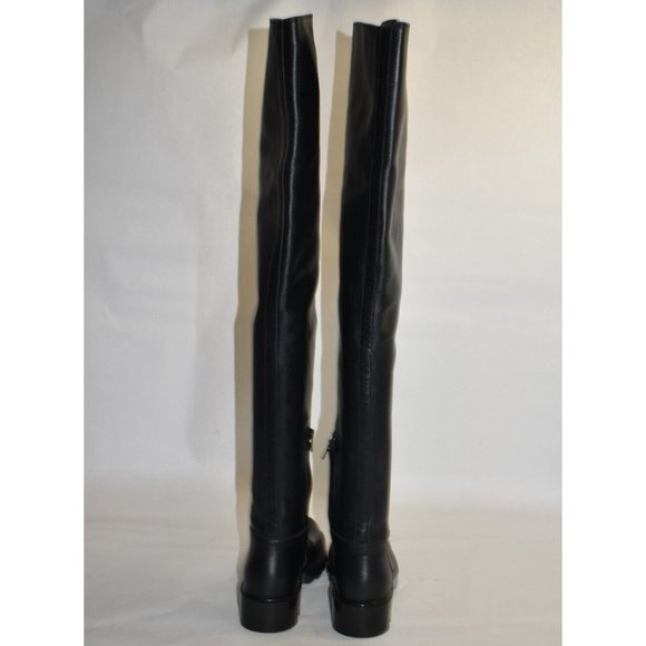 Bottega Veneta Storm Boots | H. Lorenzo New! Bottega Veneta Leather Thigh High Strut Boots Black Size 37 7 US DD301
